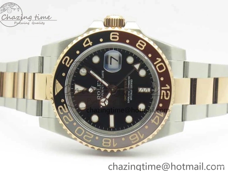 SS SS RG II Edition Black RG Black Bezel Best Dial GMF 126711CHNR 904L on GMT-Master Ceramic 904L Brown A2836 Bracelet 0510